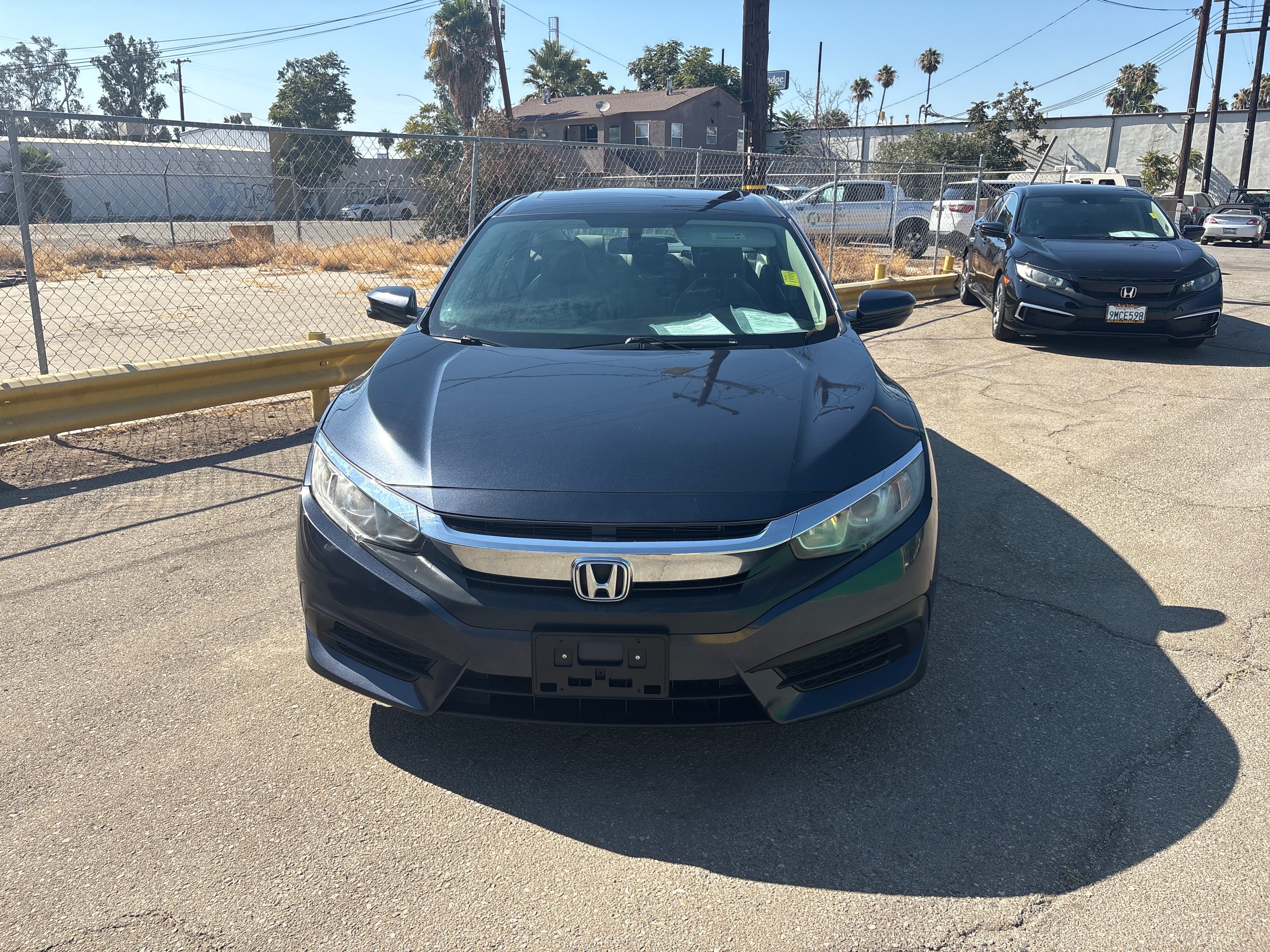 GRAY, 2017 HONDA CIVIC Image 2