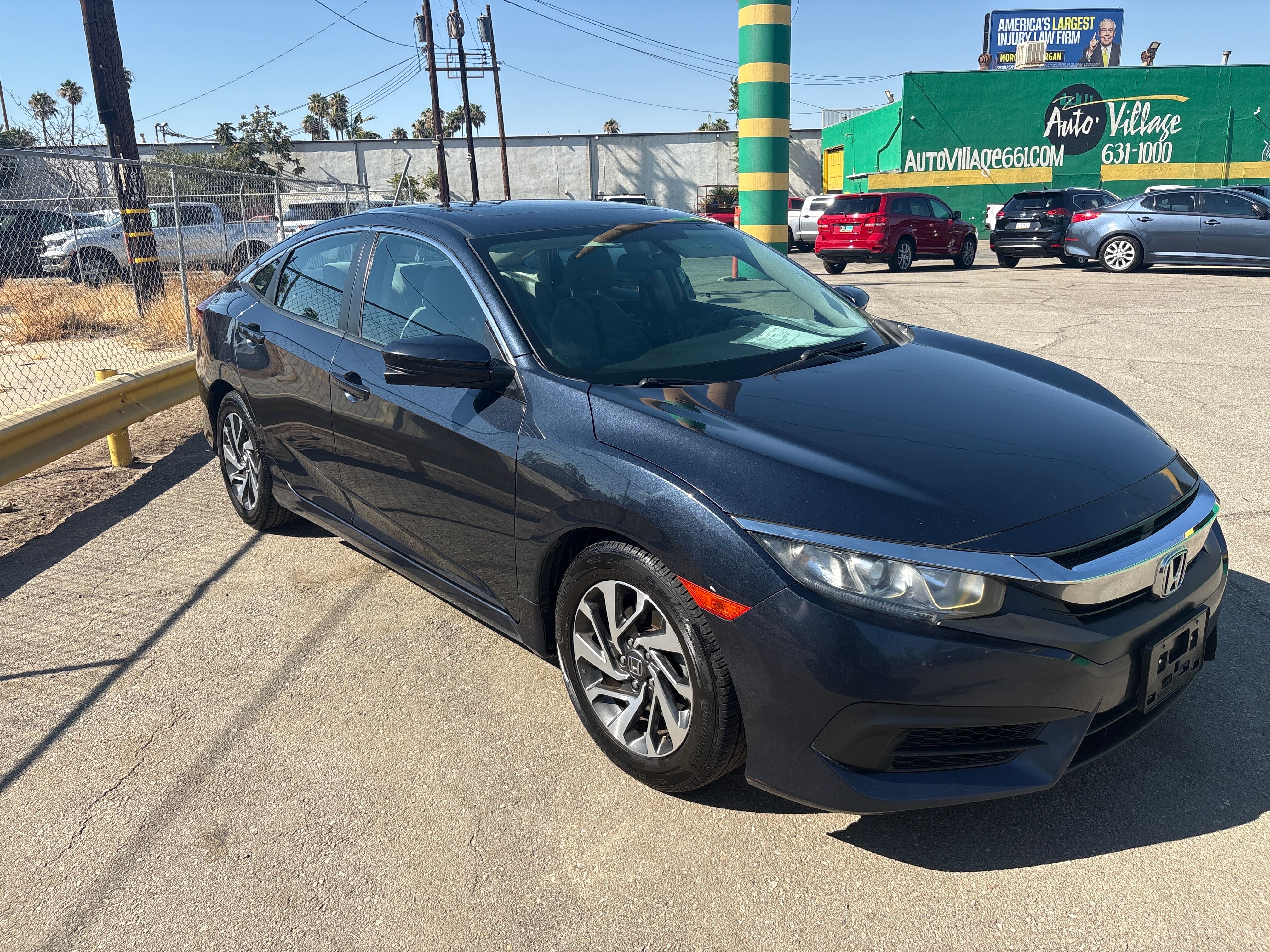 GRAY, 2017 HONDA CIVIC Thumnail Image 3