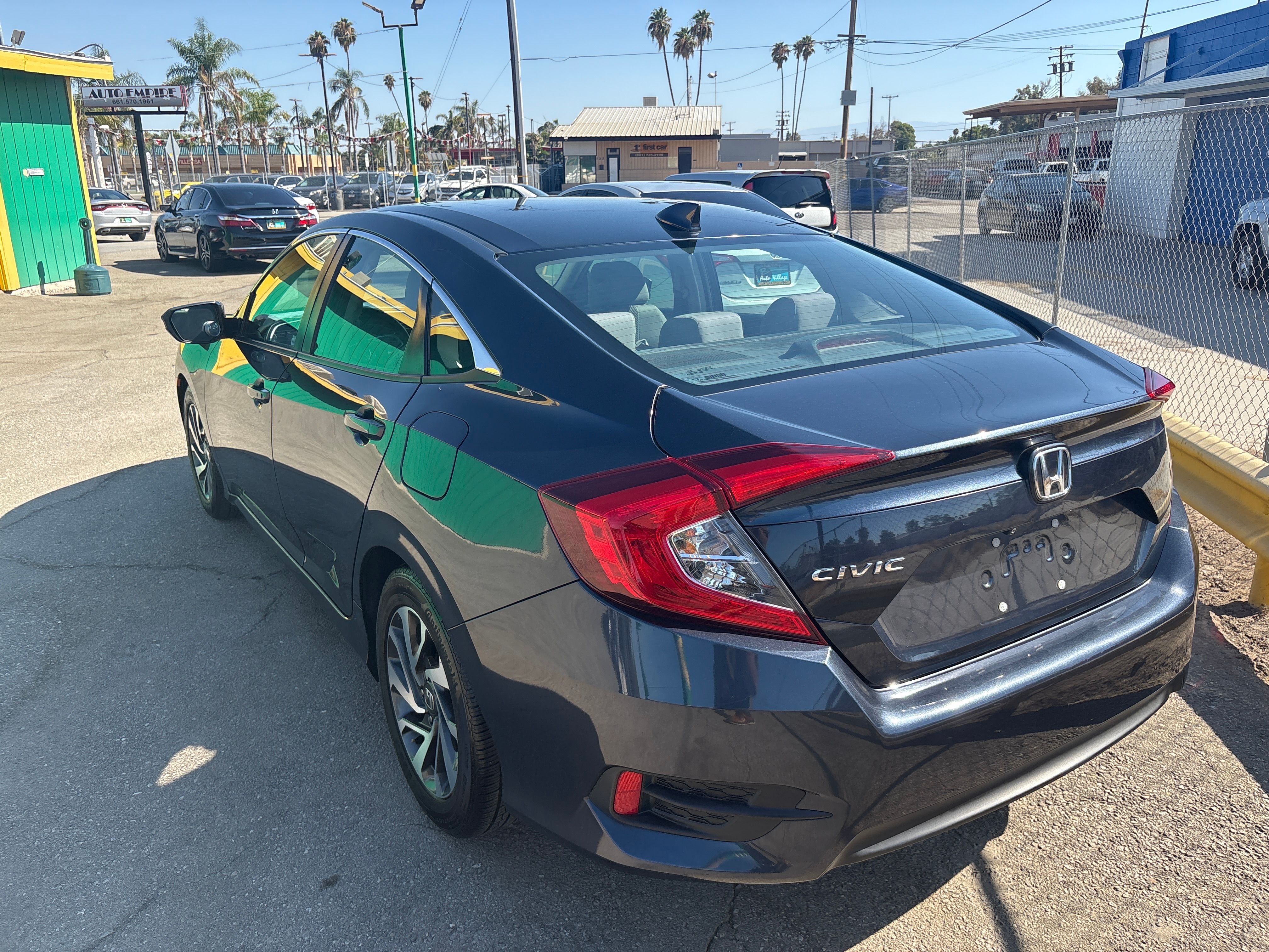 GRAY, 2017 HONDA CIVIC Thumnail Image 7