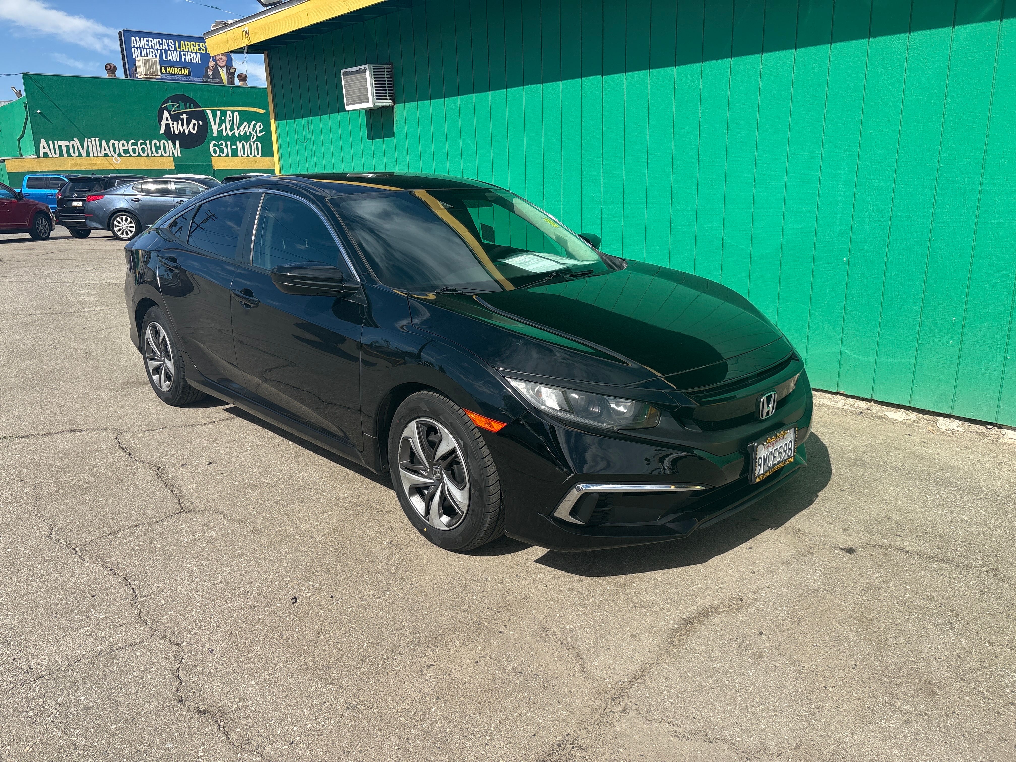BLACK, 2020 HONDA CIVIC Thumnail Image 3