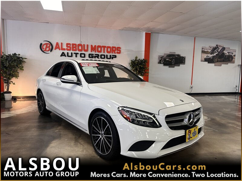 WHITE, 2020 MERCEDES-BENZ C-CLASS Image 