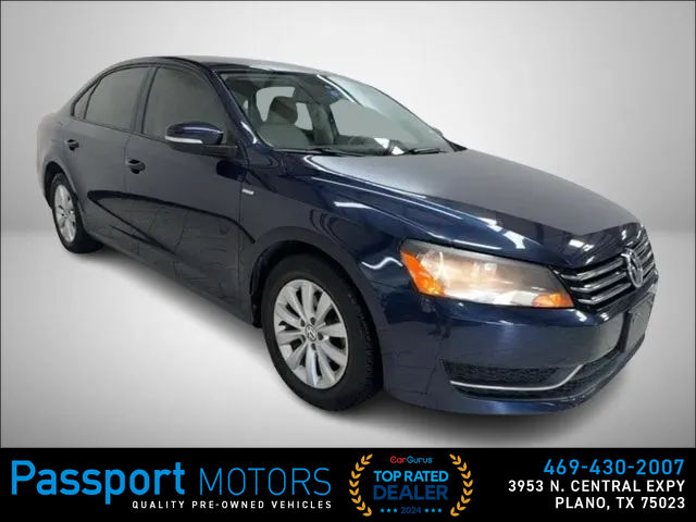 BLUE, 2014 VOLKSWAGEN PASSAT Image 