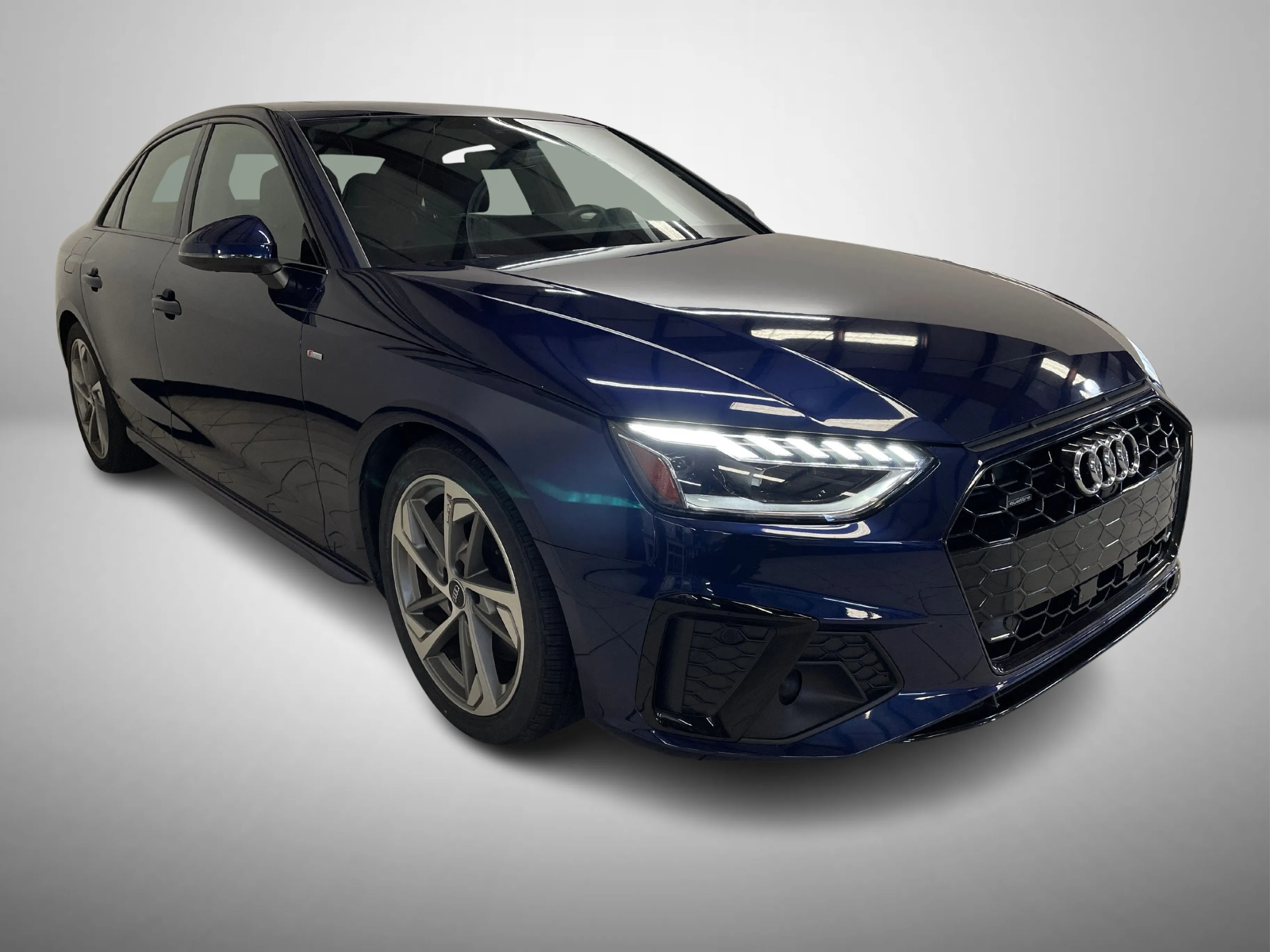 BLUE, 2021 AUDI A4/S LINE/BLACK OPTIC PKG/PREMIUM PLUS Thumnail Image 3