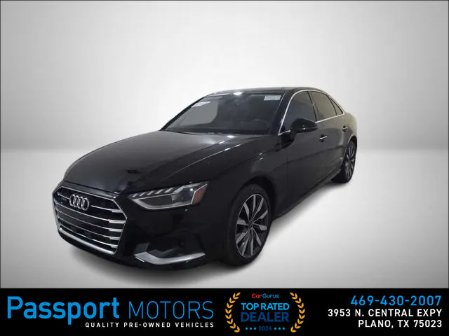 BLACK, 2022 AUDI A4/PREMIUM PLUS/SUNROOF Image 