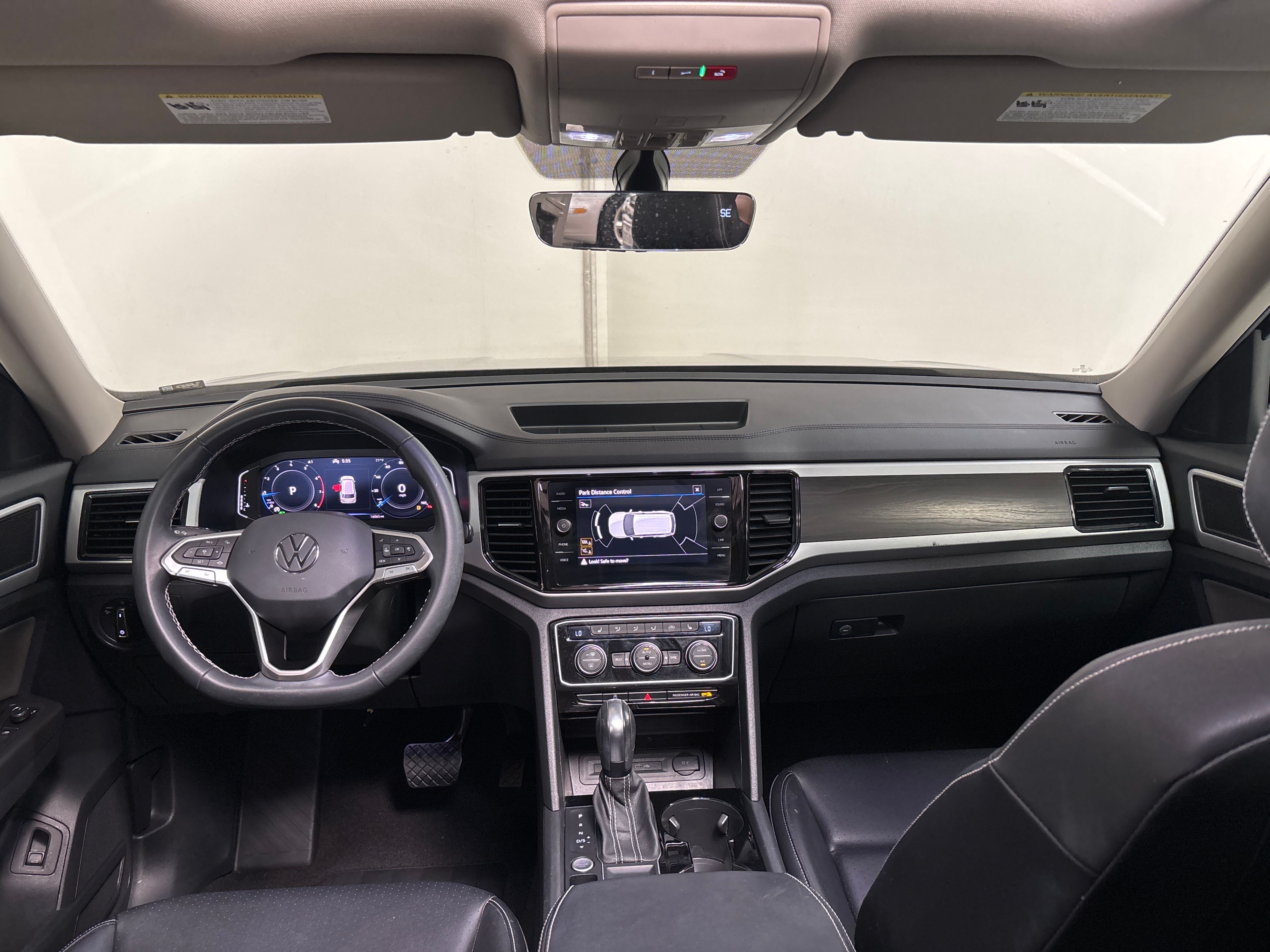 BLACK, 2023 VOLKSWAGEN ATLAS/PANORAMIC ROOF Thumnail Image 6