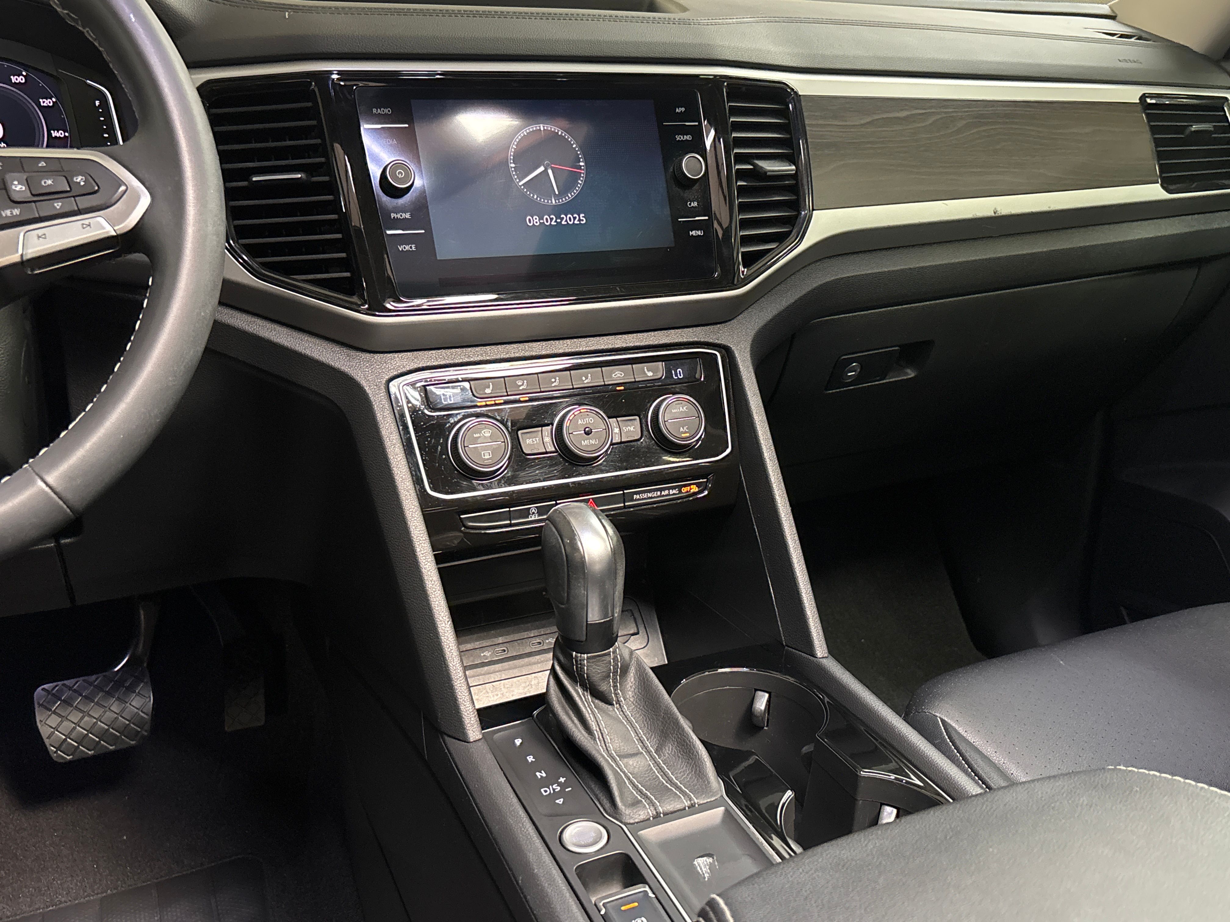 BLACK, 2023 VOLKSWAGEN ATLAS/PANORAMIC ROOF Thumnail Image 12