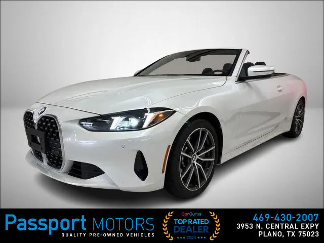 WHITE, 2025 BMW 430I/PREMIUM PKG/HEADS UP DISPLAY Image 