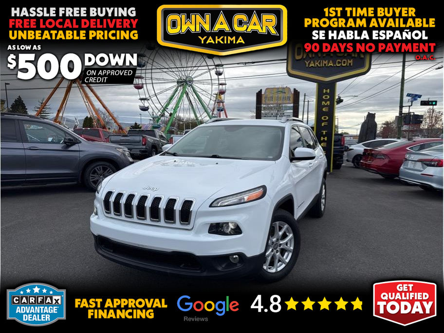 WHITE, 2018 JEEP CHEROKEE Image 1