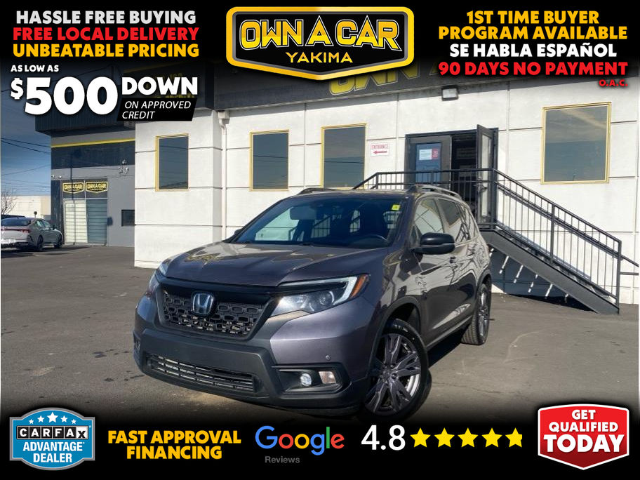 GRAY, 2021 HONDA PASSPORT Image 