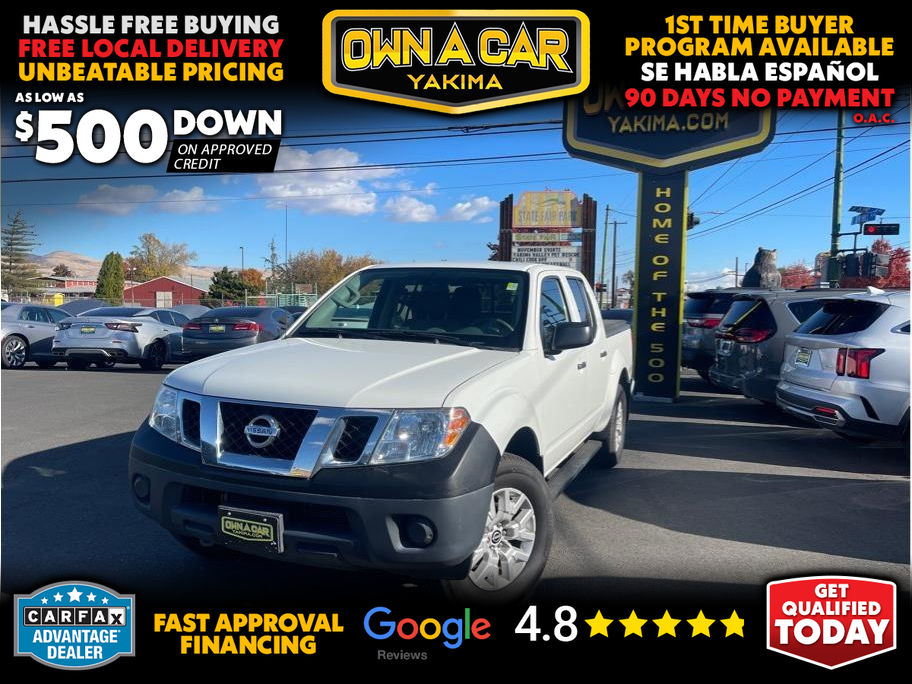 WHITE, 2019 NISSAN FRONTIER CREW CAB Image 