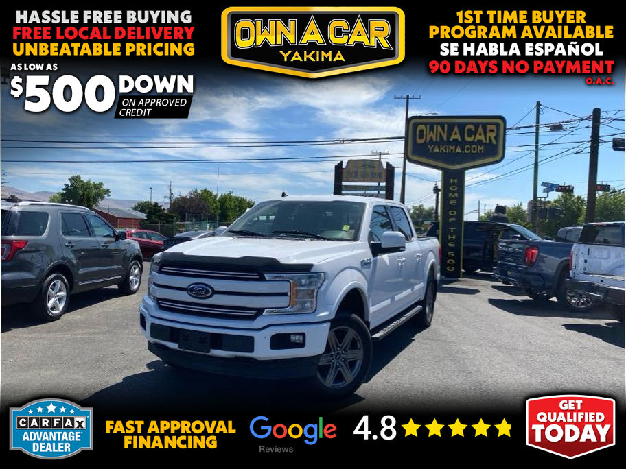 WHITE, 2020 FORD F150 SUPERCREW CAB Image 