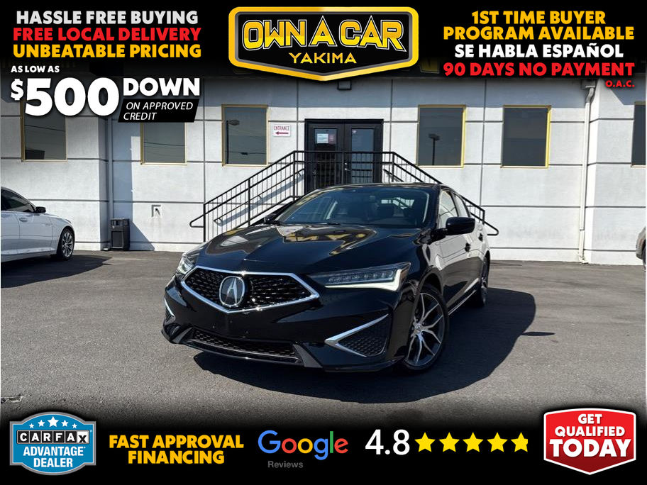 BLACK, 2019 ACURA ILX Image 