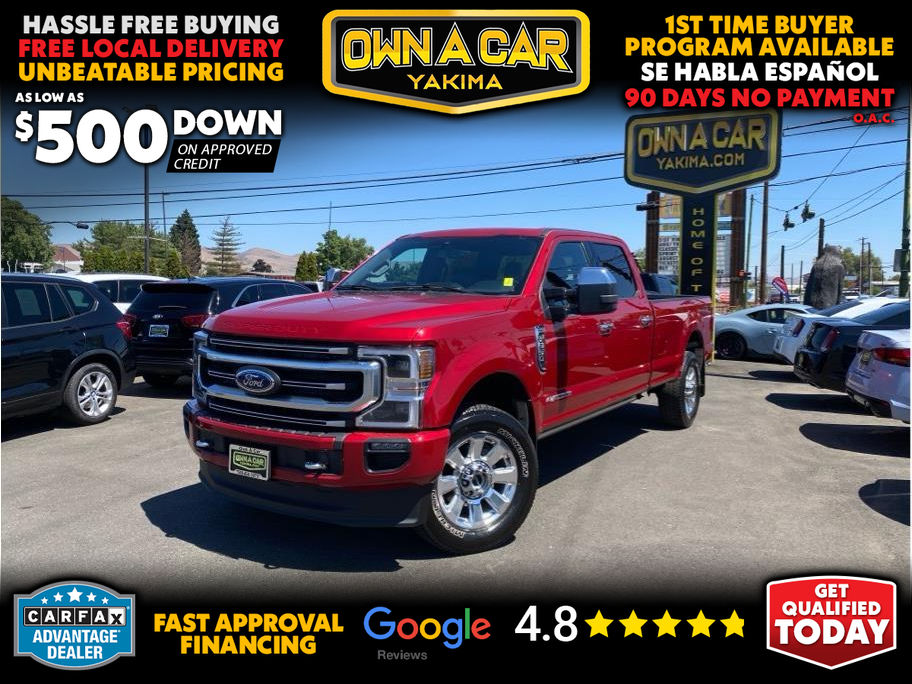 RED, 2022 FORD F350 SUPER DUTY CREW CAB Image 