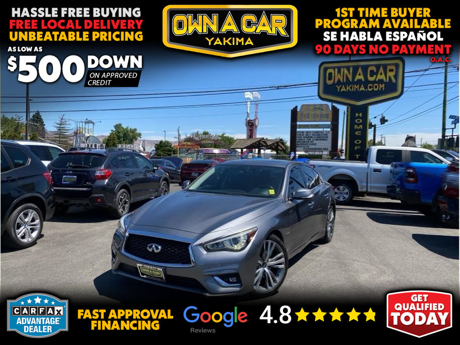 GRAY, 2018 INFINITI Q50 Image 