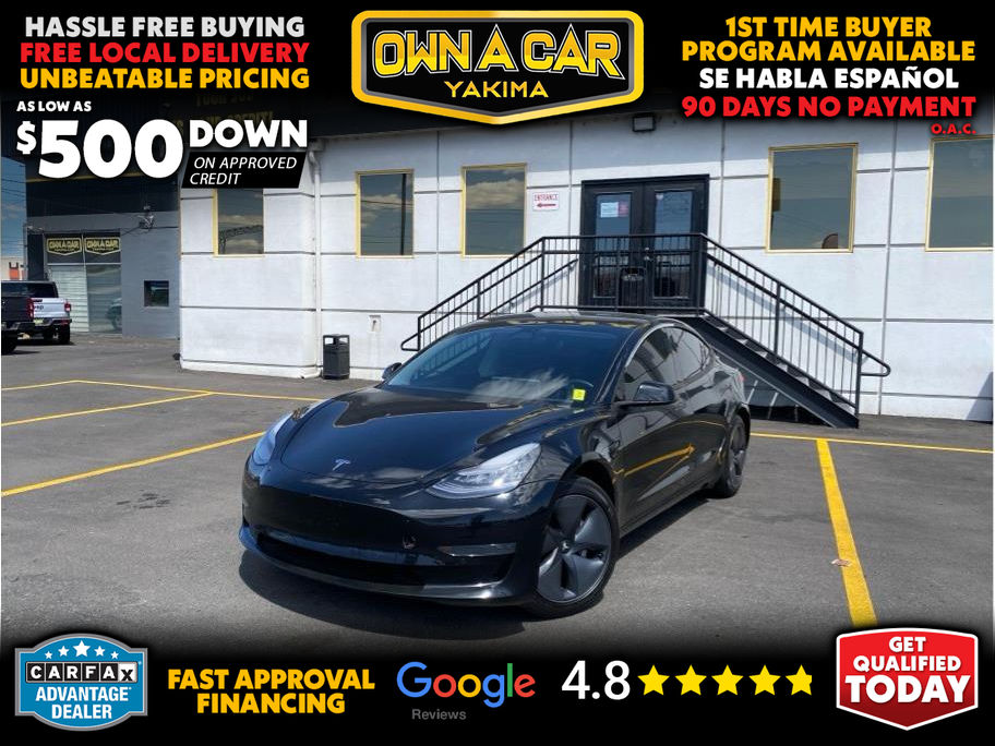 BLACK, 2020 TESLA MODEL 3 Image 