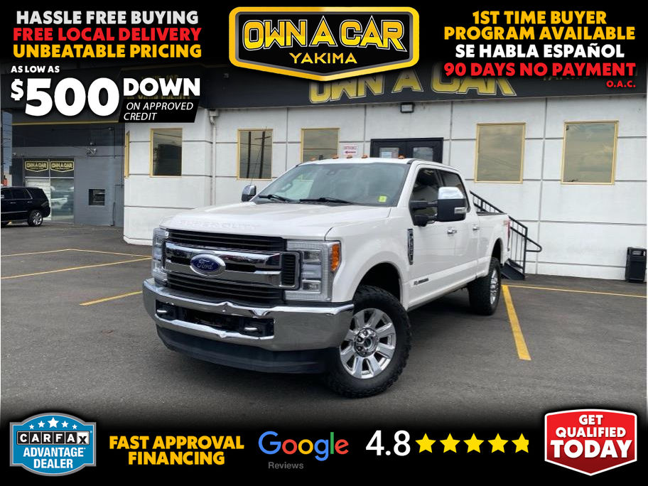 WHITE, 2019 FORD F350 SUPER DUTY CREW CAB Image 