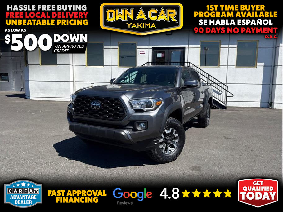 GRAY, 2023 TOYOTA TACOMA DOUBLE CAB Image 