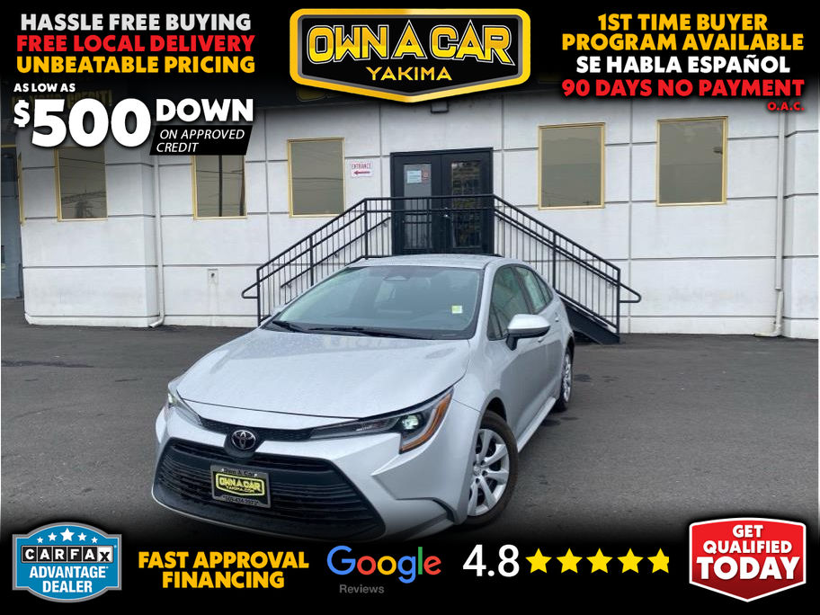 SILVER, 2023 TOYOTA COROLLA Image 