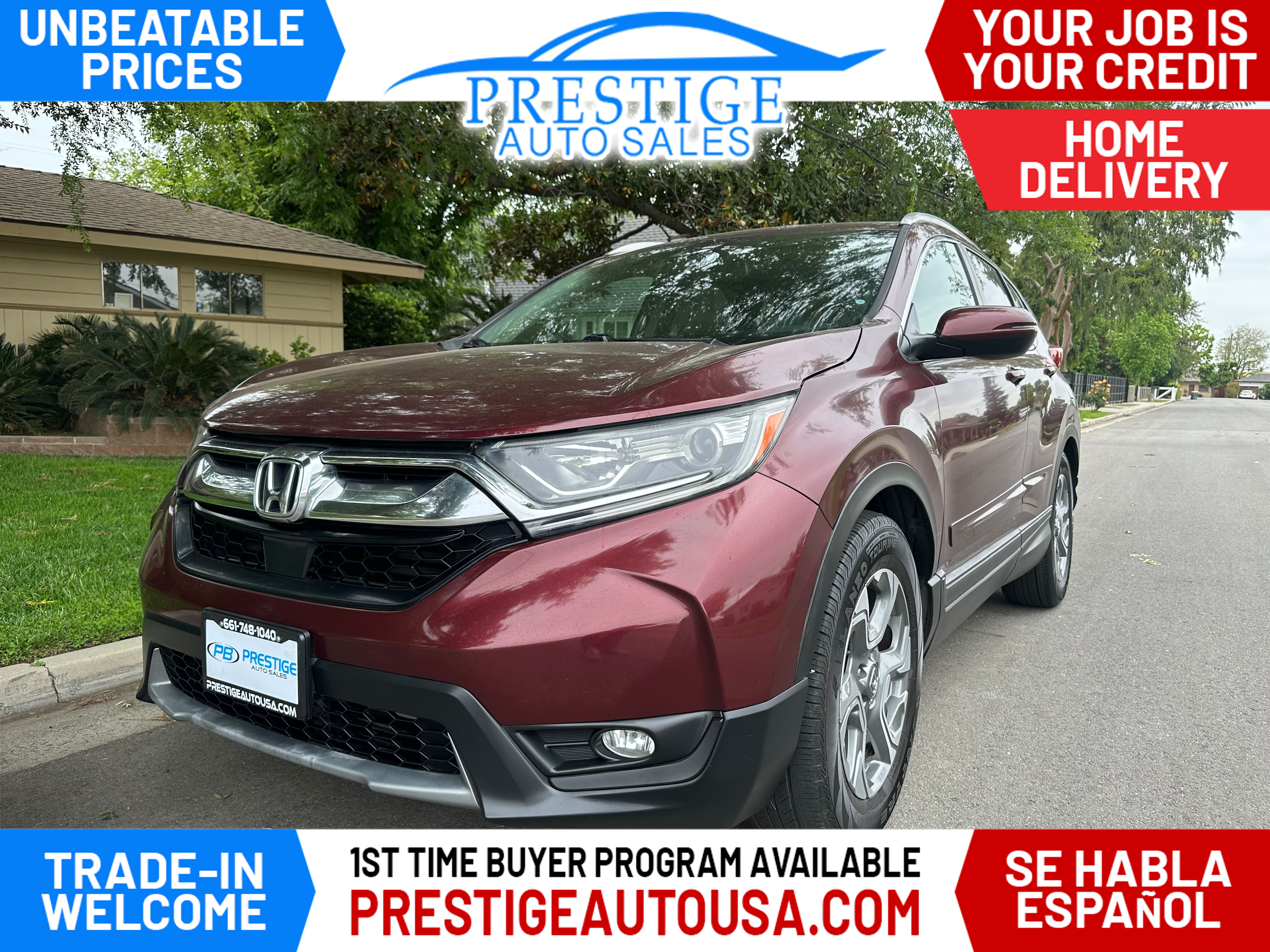 RED, 2017 HONDA CR-V Image 