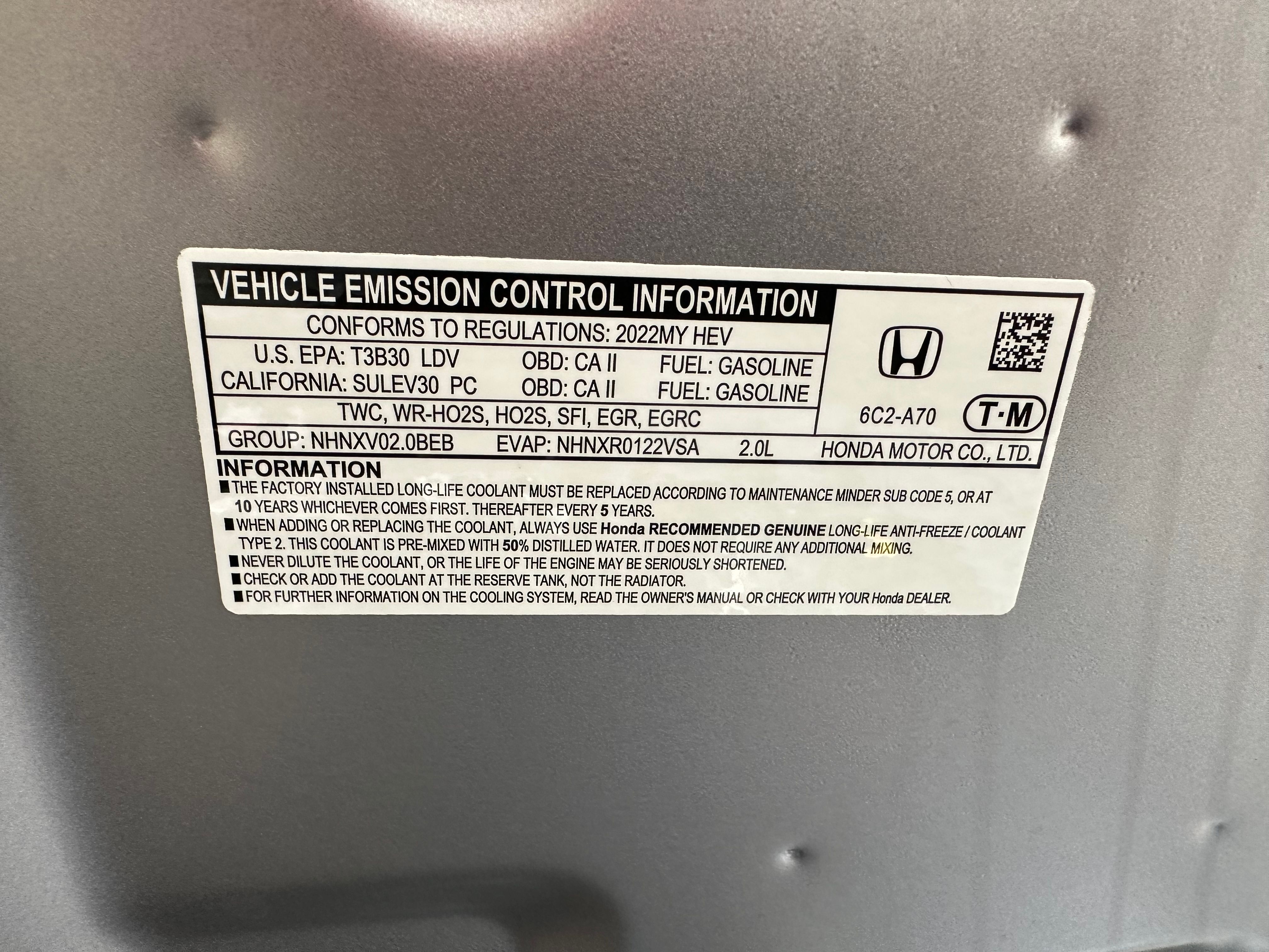 2022 HONDA ACCORD HYBRID Image 20