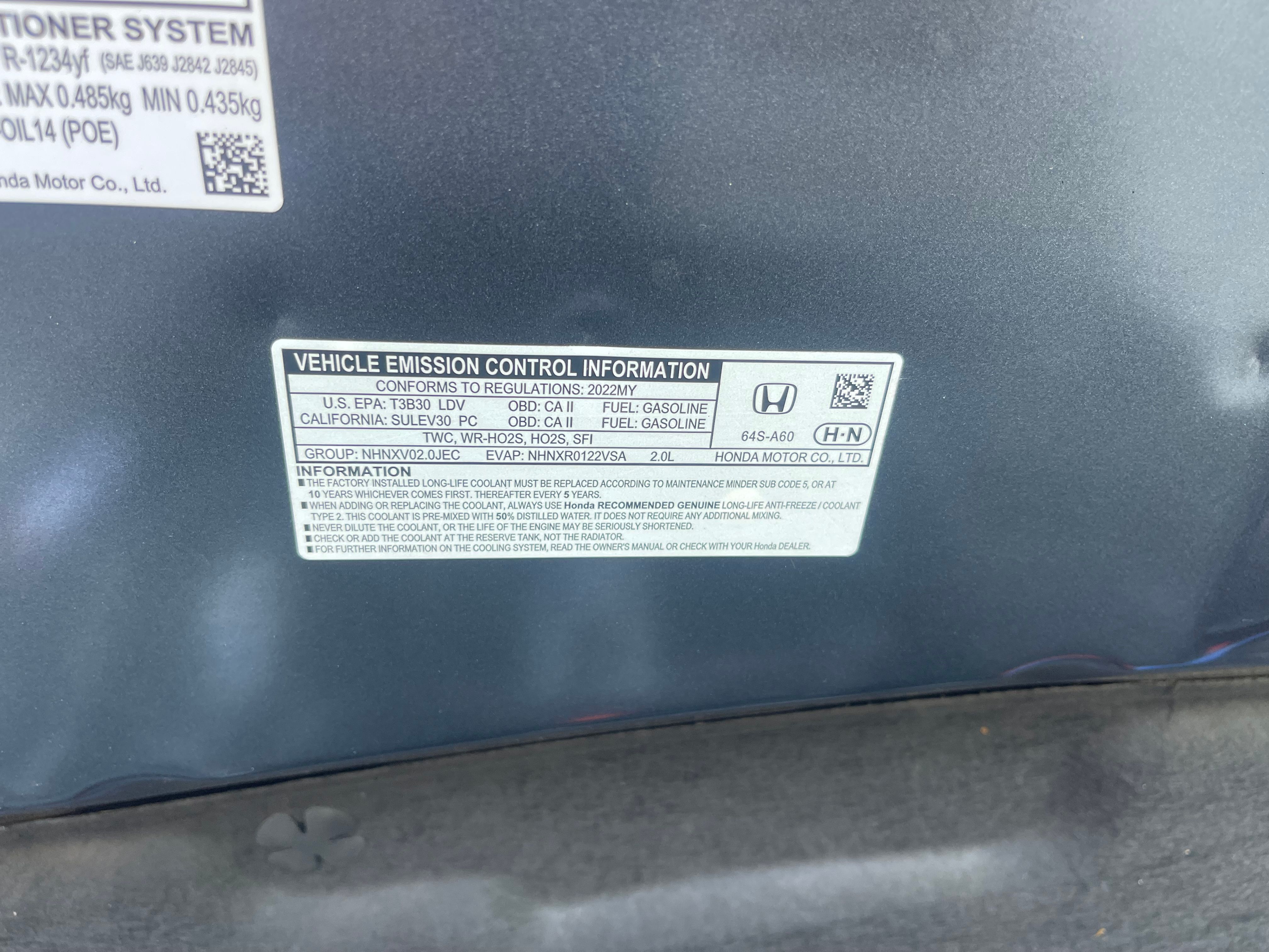 N / A, 2022 HONDA CIVIC Image 15
