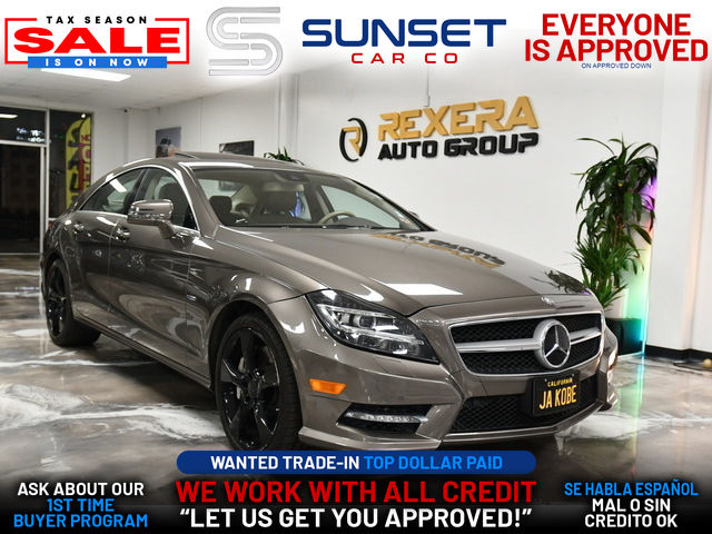 BROWN, 2012 MERCEDES-BENZ CLS-CLASS Image 