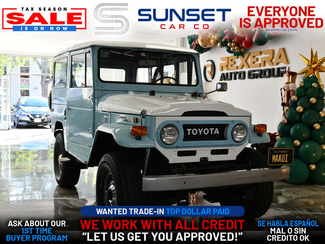 BLUE, 1972 TOYOTA LAND CRUISER Image 