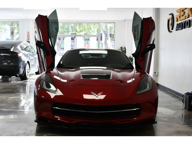 BURGUNDY, 2014 CHEVROLET CORVETTE STINGRAY Thumnail Image 2