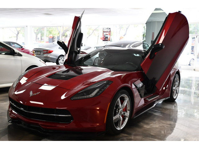 BURGUNDY, 2014 CHEVROLET CORVETTE STINGRAY Thumnail Image 3