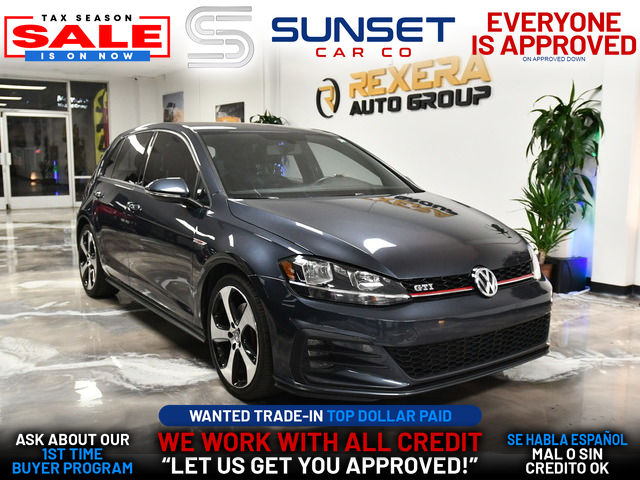 GRAY, 2018 VOLKSWAGEN GOLF GTI Image 