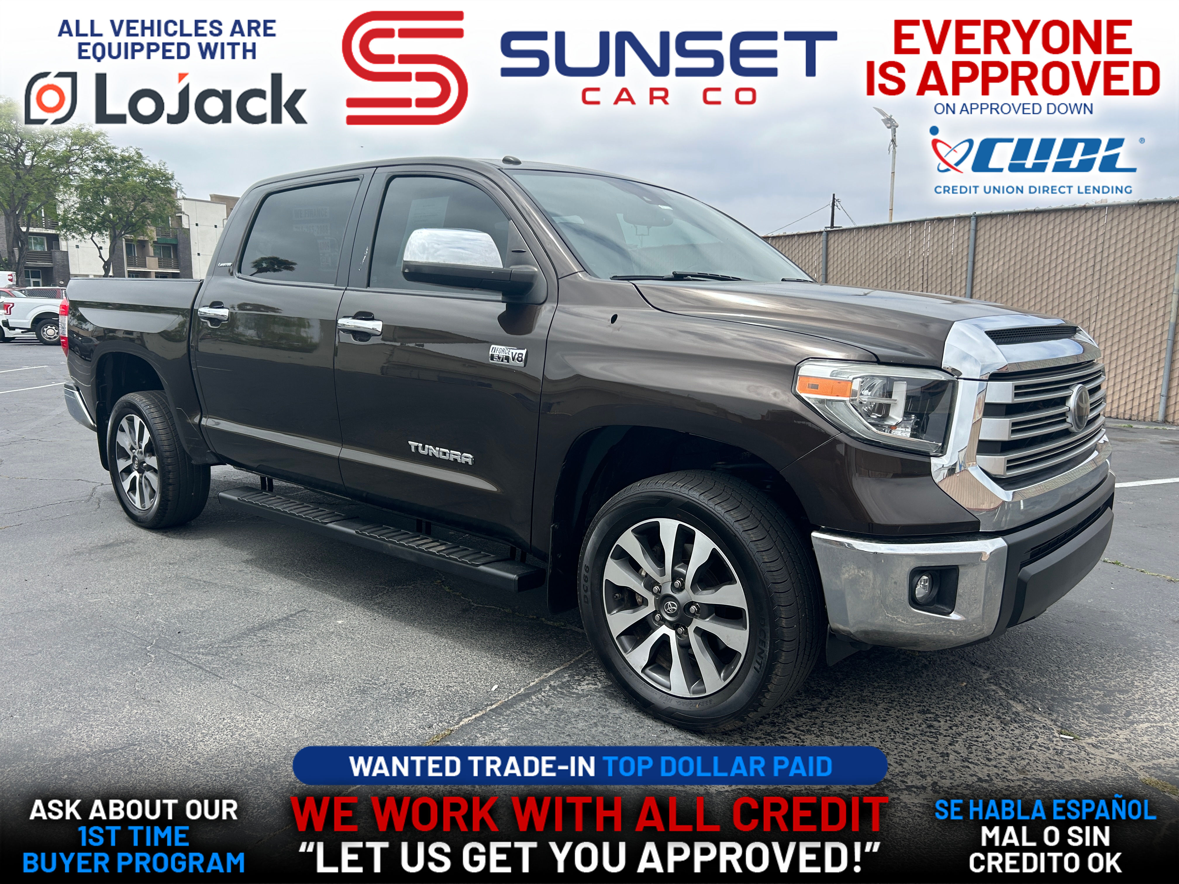 BROWN, 2019 TOYOTA TUNDRA CREWMAX Image 