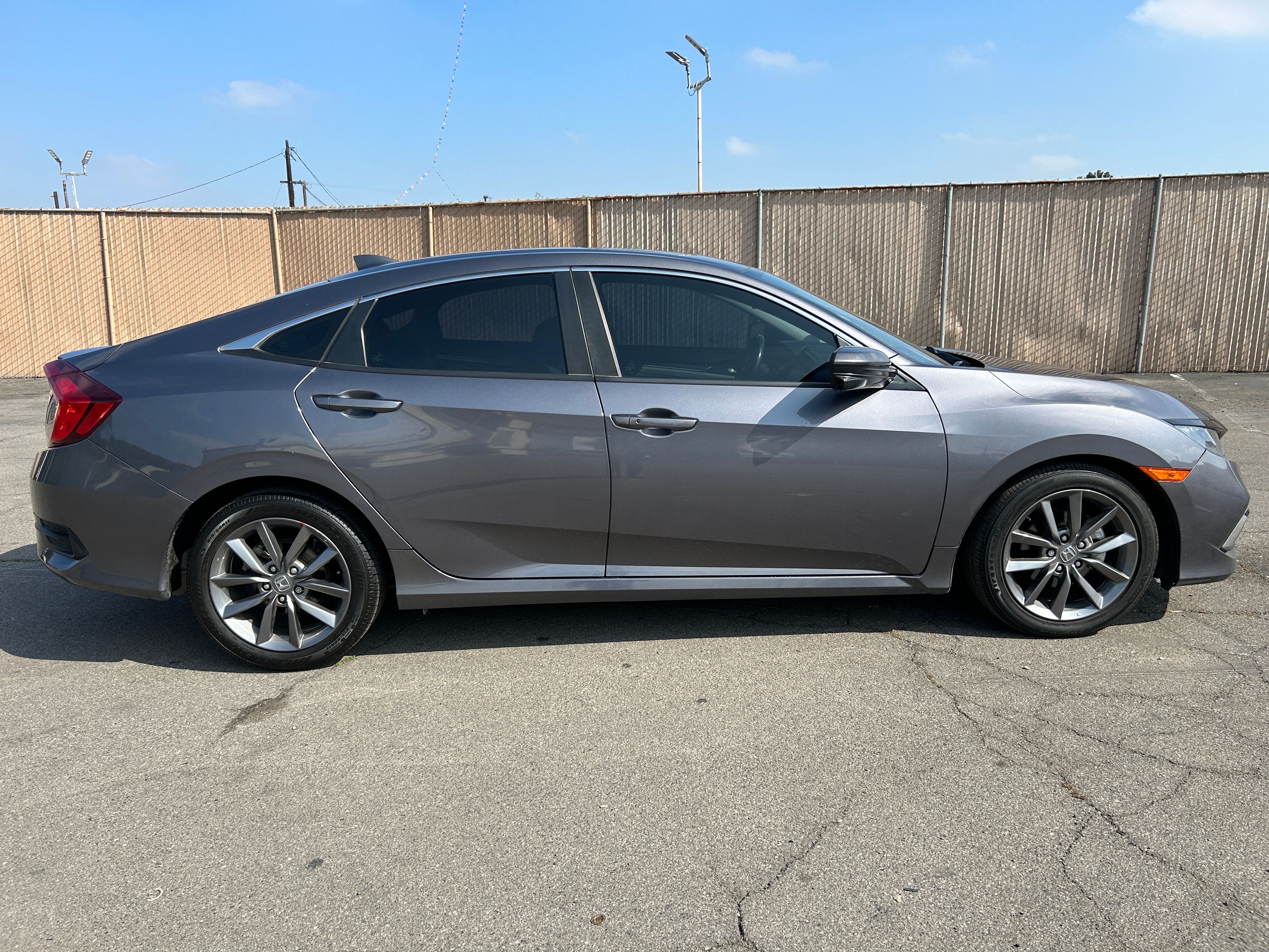 GRAY, 2019 HONDA CIVIC Thumnail Image 3