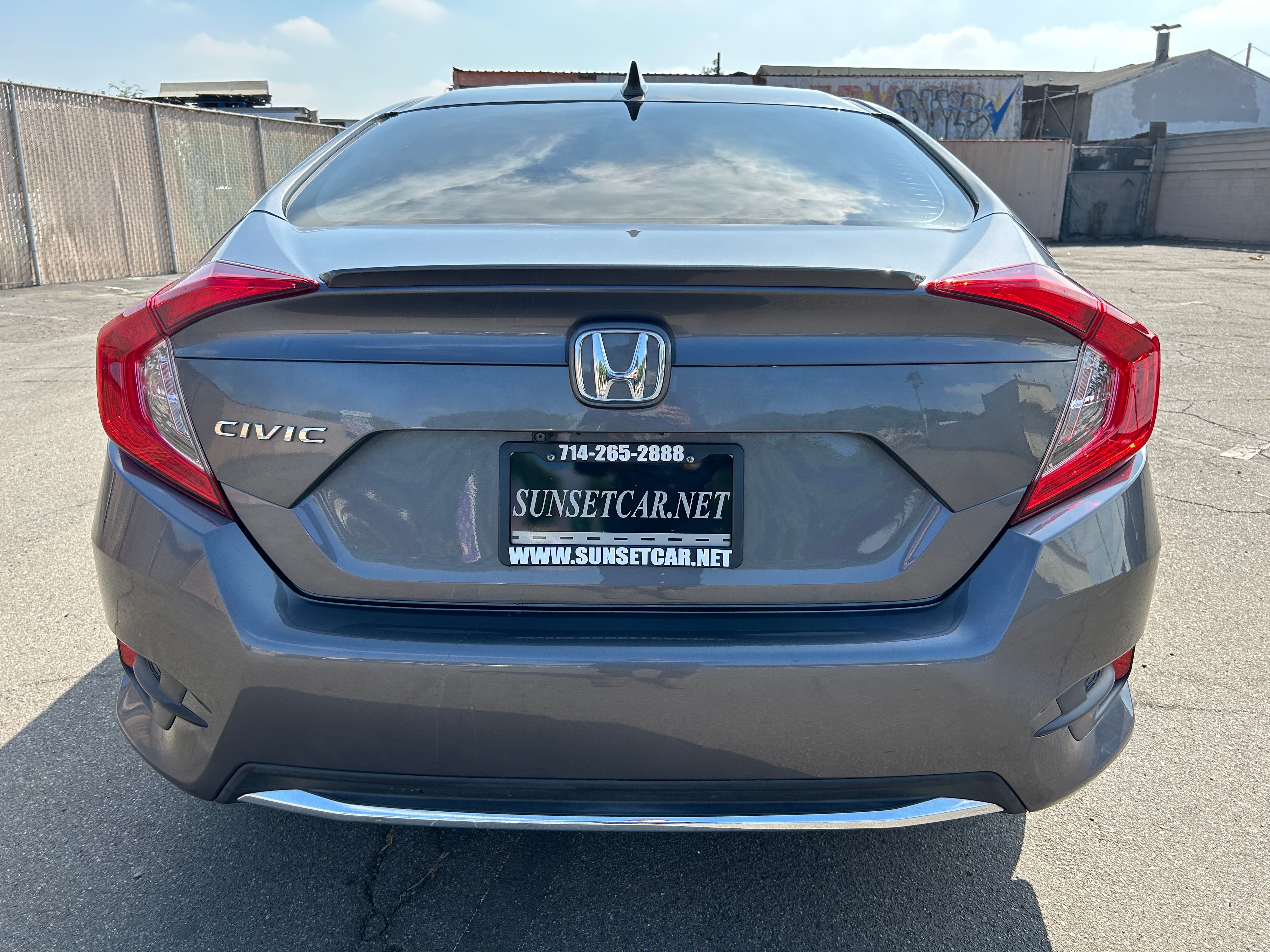 GRAY, 2019 HONDA CIVIC Thumnail Image 6