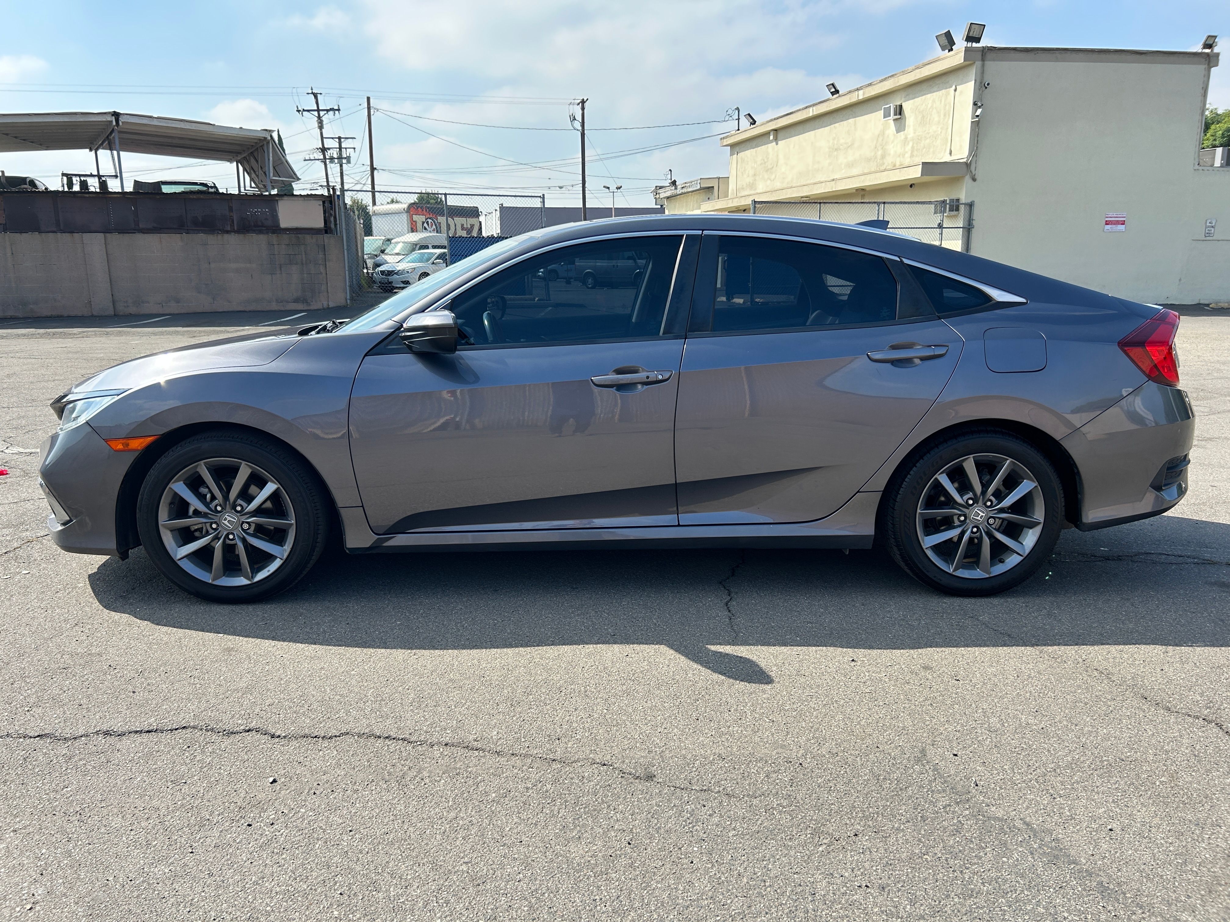 GRAY, 2019 HONDA CIVIC Thumnail Image 9