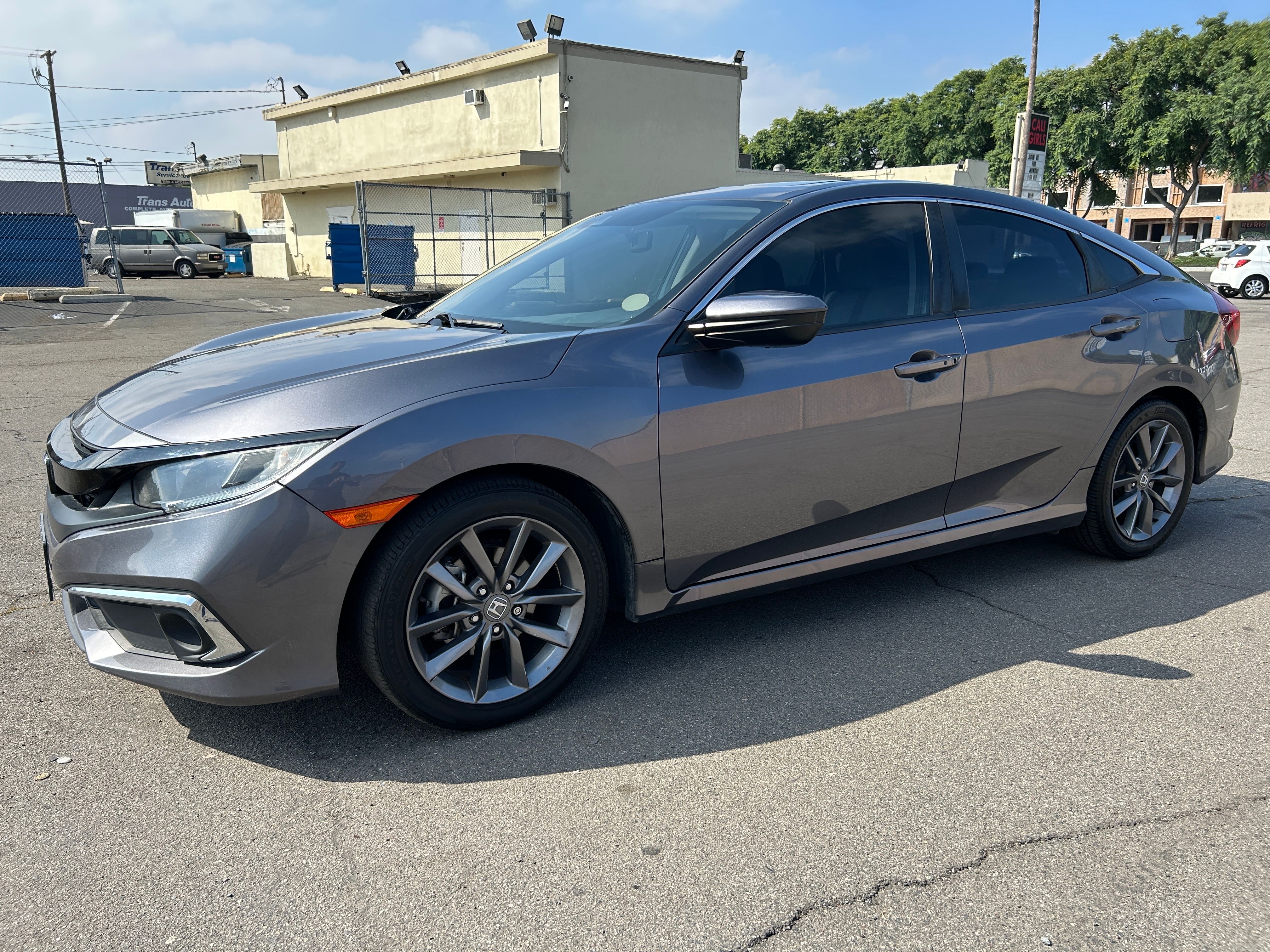 GRAY, 2019 HONDA CIVIC Thumnail Image 10