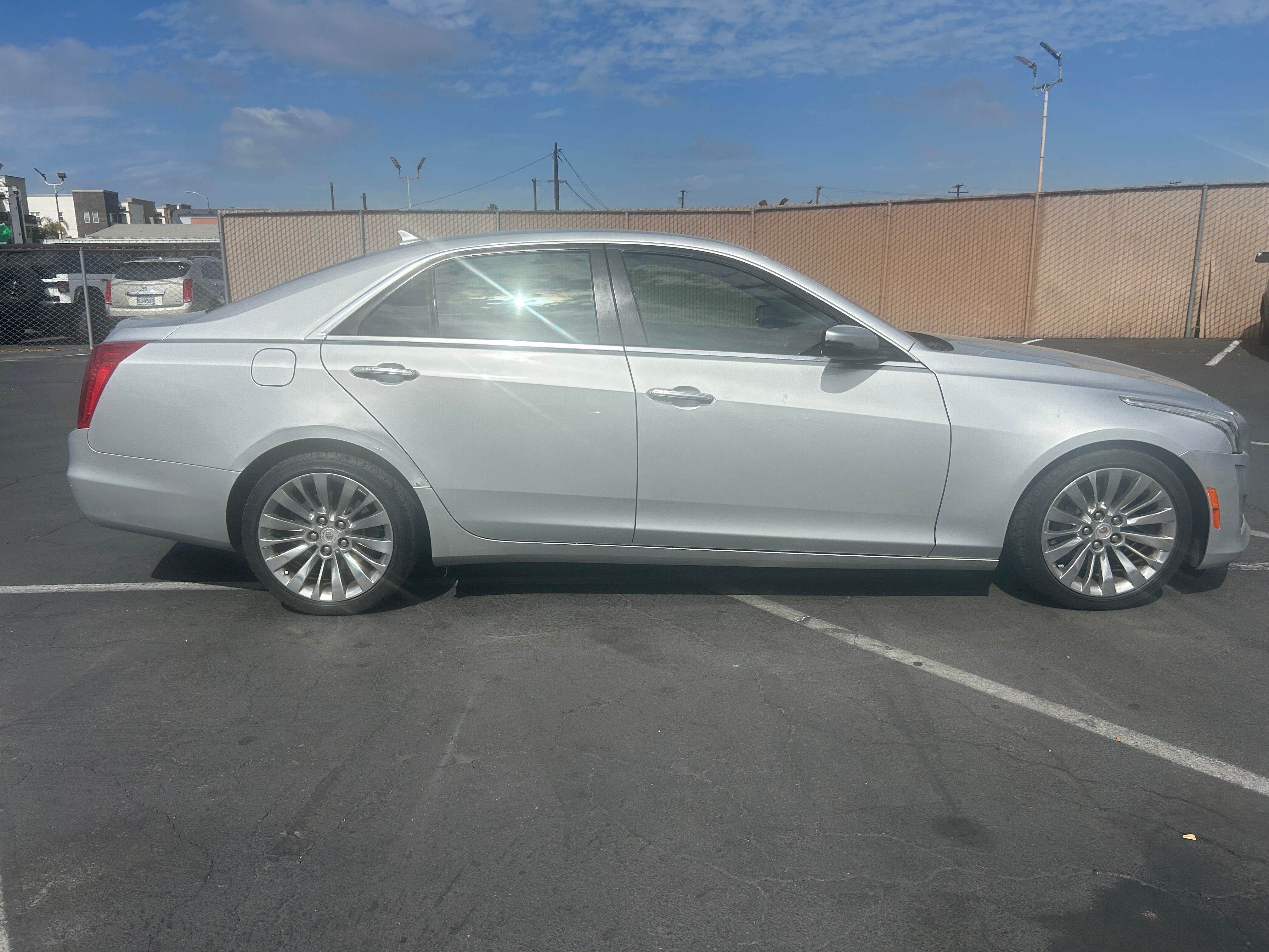 SILVER, 2014 CADILLAC CTS Thumnail Image 3
