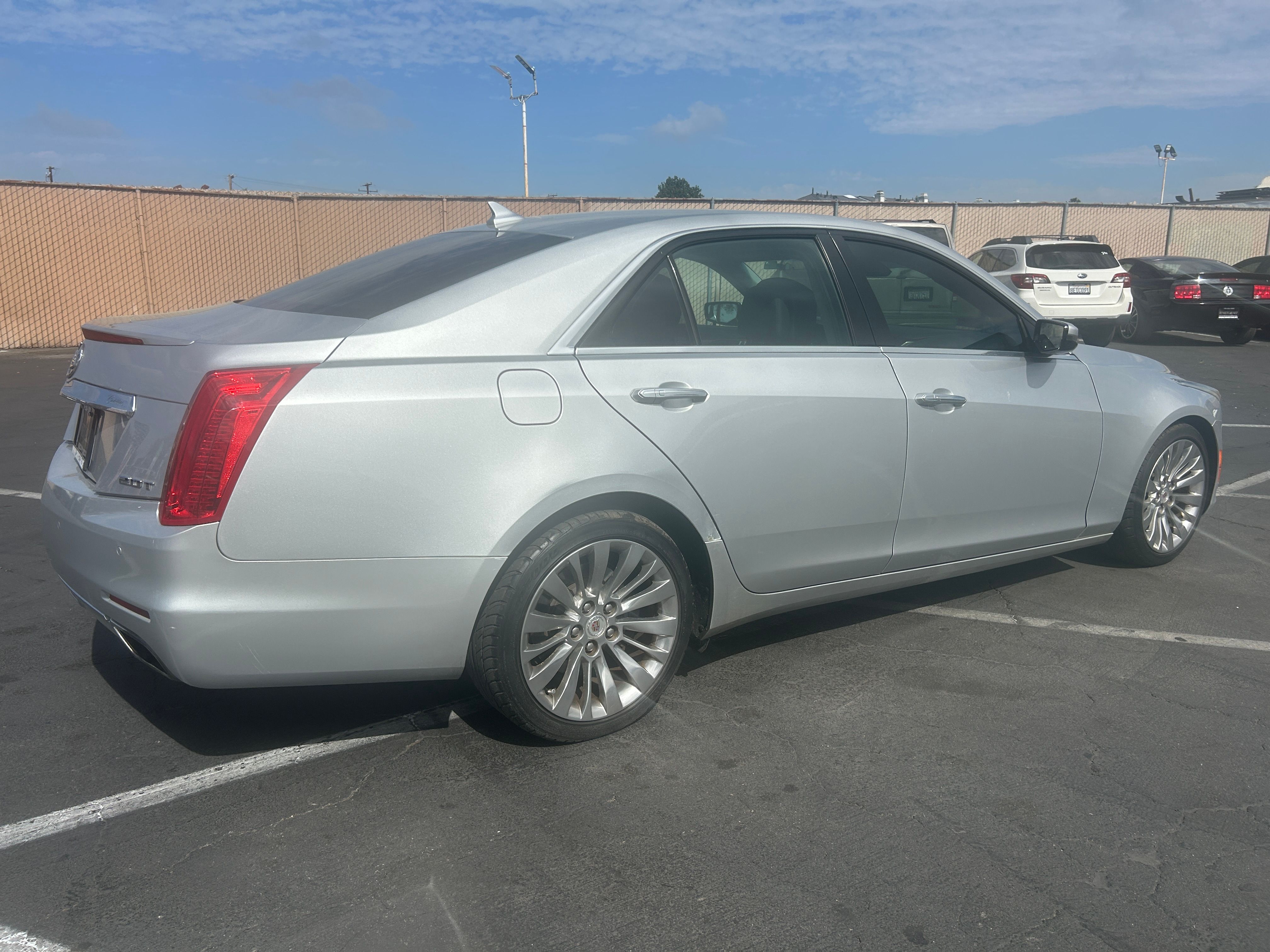 SILVER, 2014 CADILLAC CTS Thumnail Image 4