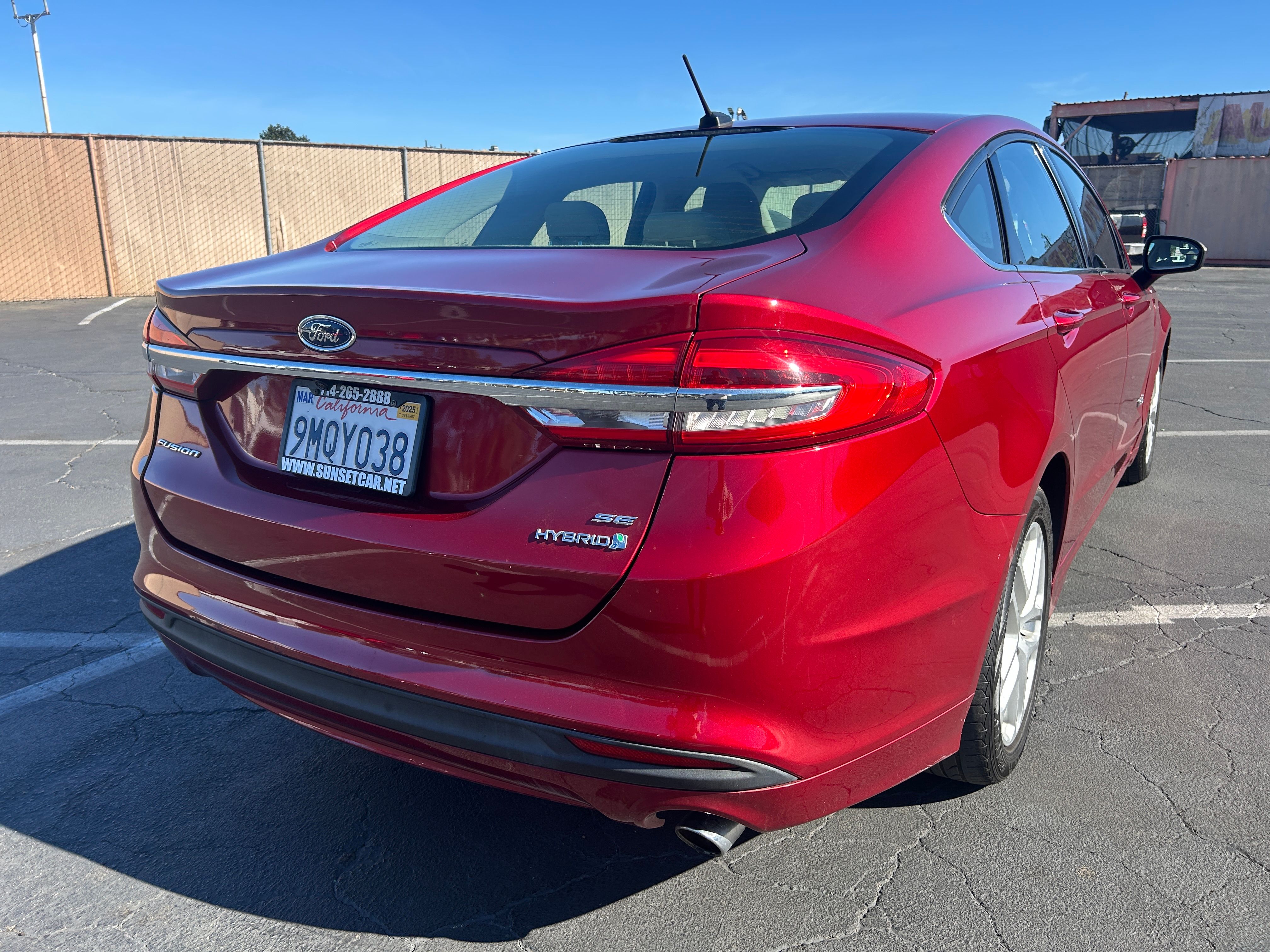 RED, 2018 FORD FUSION Thumnail Image 5