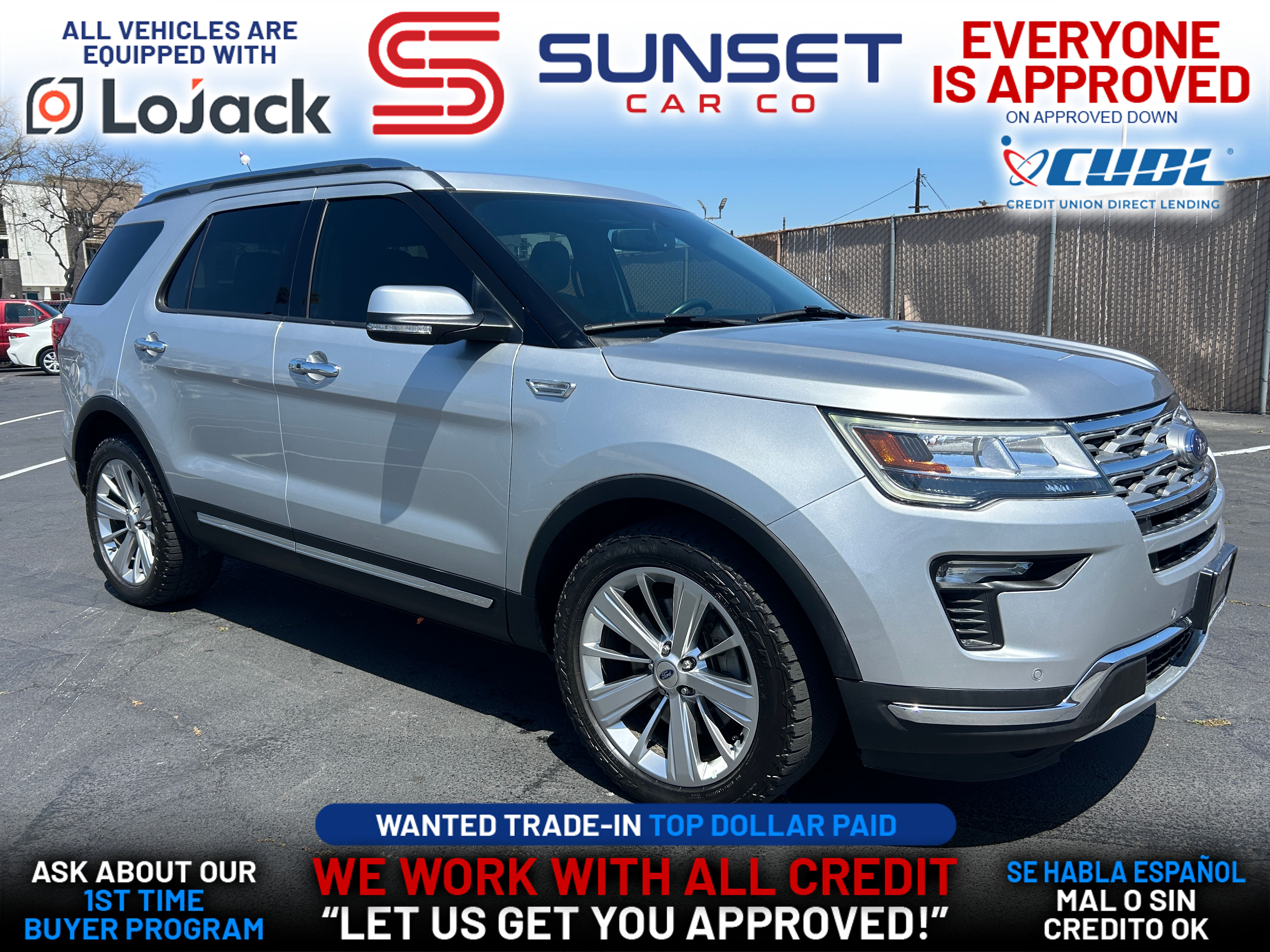 SILVER, 2019 FORD EXPLORER Image 