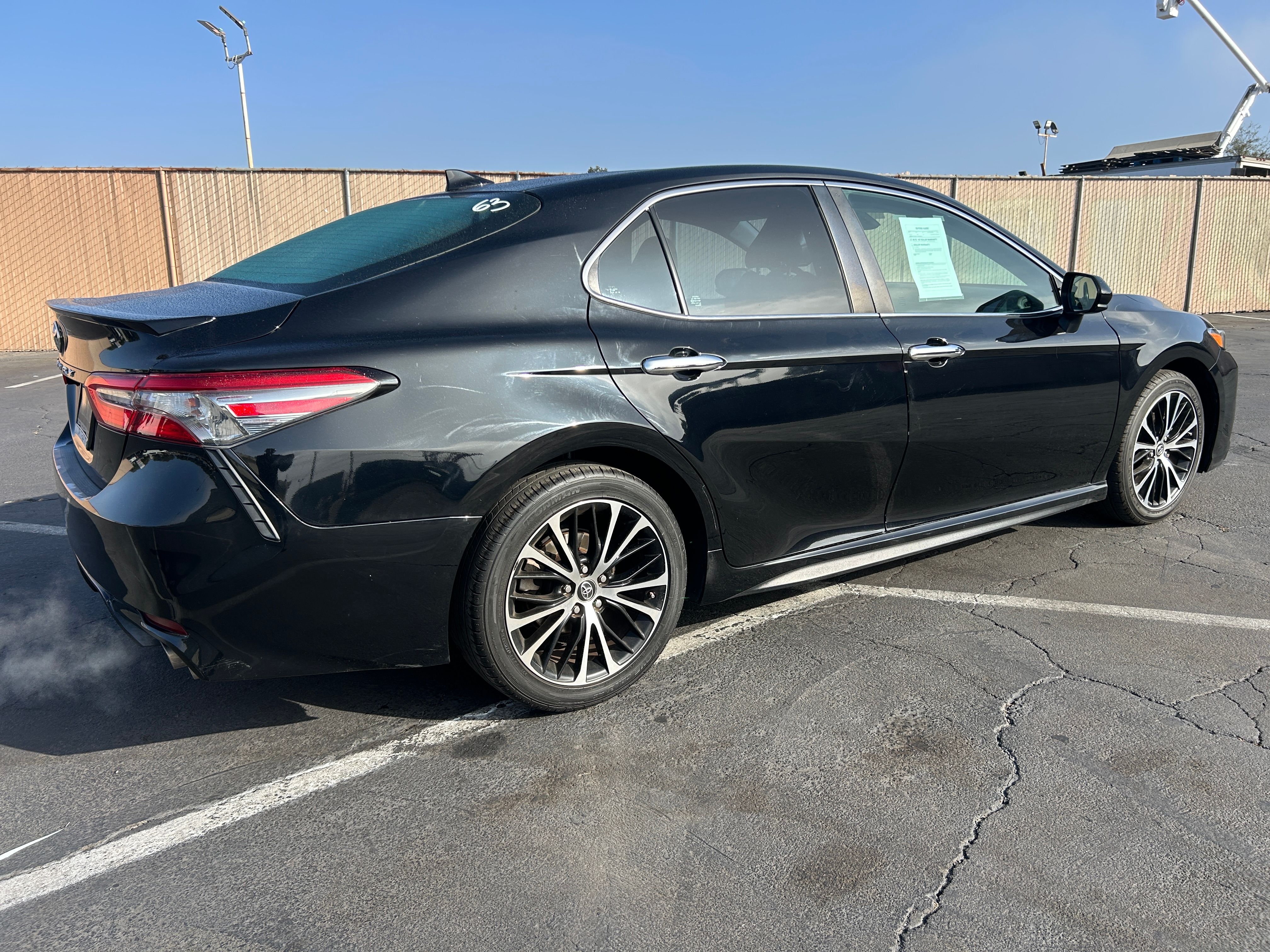 BLACK, 2019 TOYOTA CAMRY Thumnail Image 4