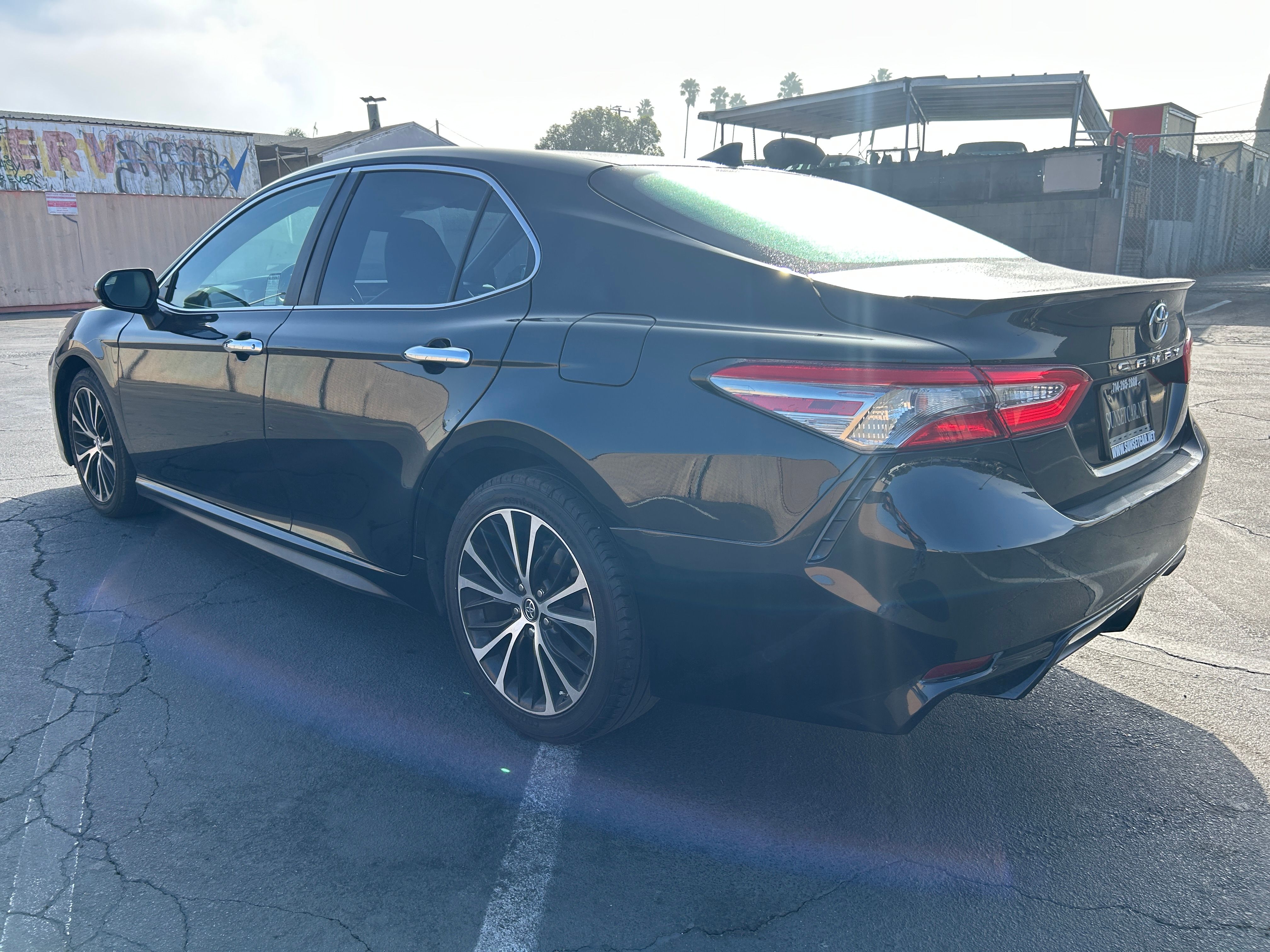 BLACK, 2019 TOYOTA CAMRY Thumnail Image 8