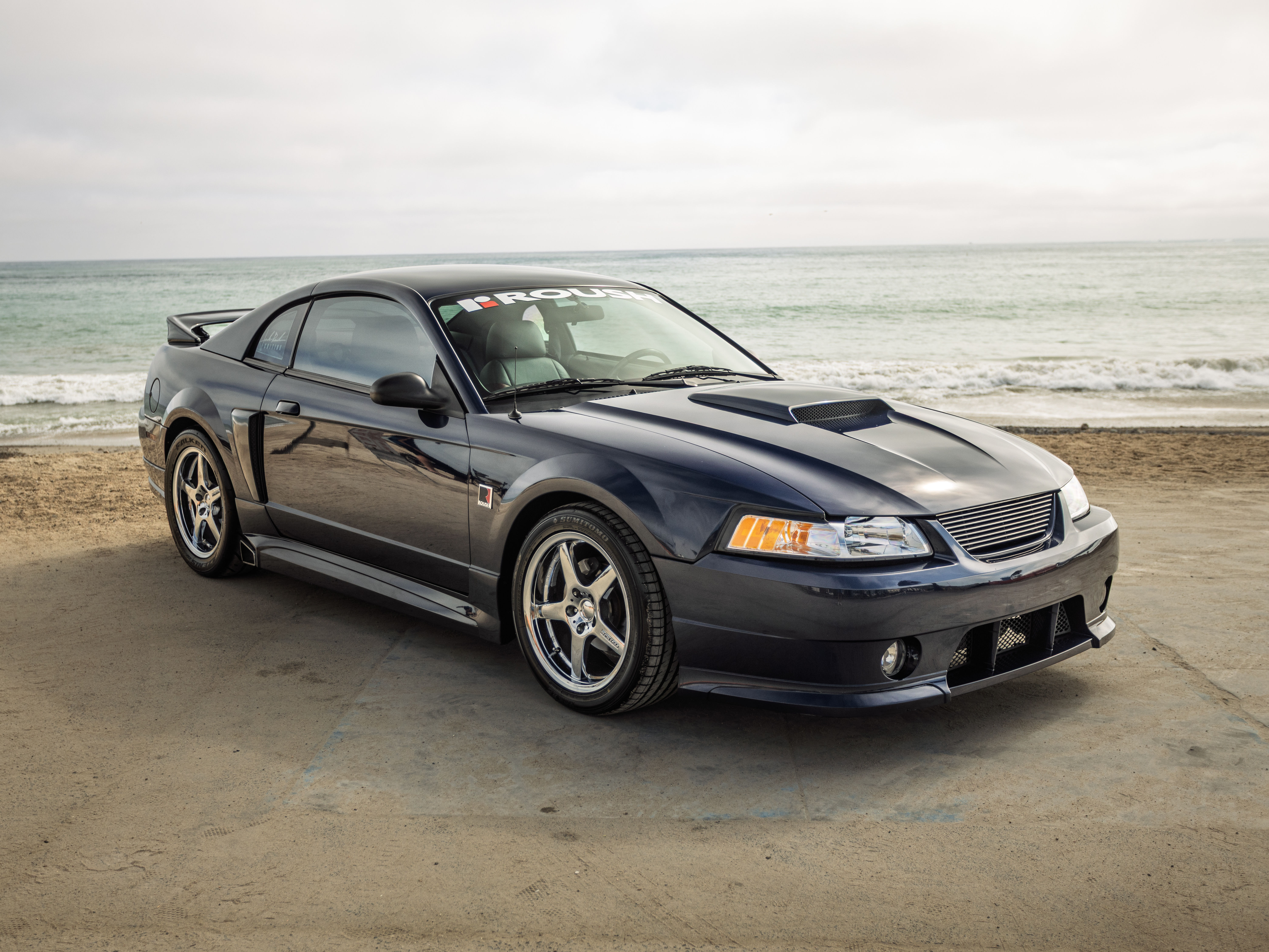 BLUE, 2002 FORD MUSTANG Image 3